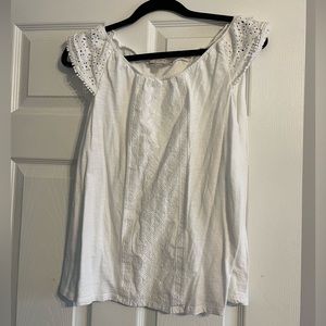 White lace top